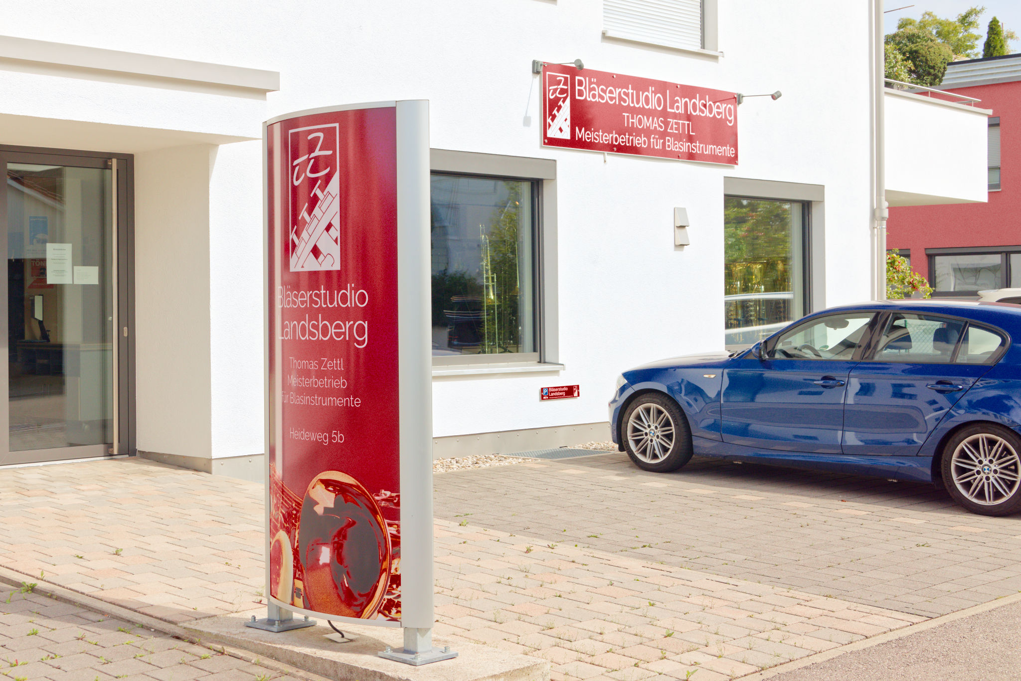 Parkplätze am Bläserstudio Landsberg